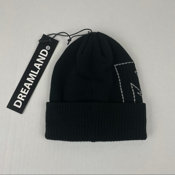 Dreamland Black Beanie NWT - Picture 3 of 7